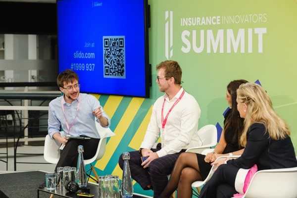 Insurance conference stage photo