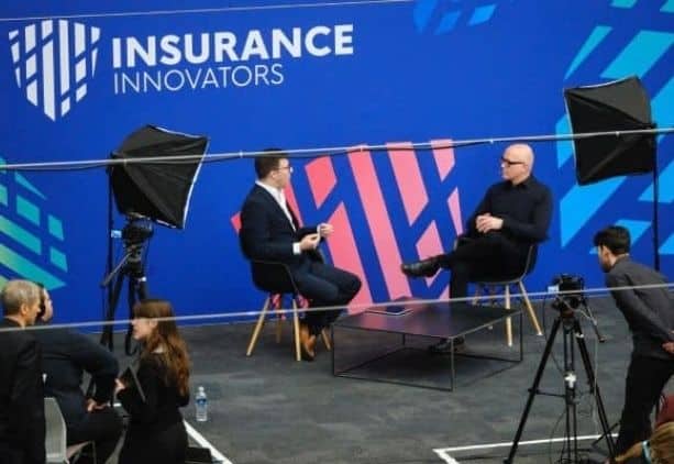 Filming of insurance webinar