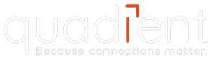 Quadient logo (white)